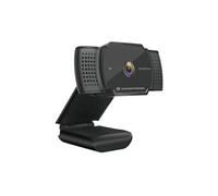 Conceptronic Webcam AMDIS02B couleur 5 MP 2592×1944 2K à focale fixe USB 2.0 audio Noir