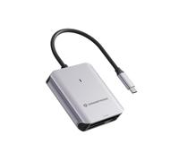 Conceptronic BIAN09G lecteur de carte mémoire USB 3.2 Gen 2 Type-C Gris