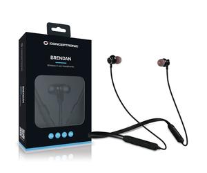 Conceptronic BRENDAN01B casque Sans fil Ecouteurs Appels/Musique Bluetooth Noir