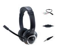 CONCEPTRONIC Câble de 2m pour casque d'écoute, micro, int.bed.stereo sw