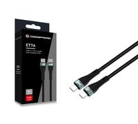 ETTA01B12 câble USB USB 2.0 1,2 m USB C Noir