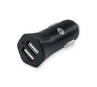 Conceptronic CARDEN03B CONCEPTRONIC Ladegerät USB Car,2-Port 12W