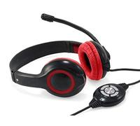 Conceptronic Casques avec Microphone CCHATSTARU2R Rouge