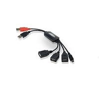 Conceptronic CFLEXHUB 4 Ports Flexible USB Hub - concentrateur (hub) - 4 ports - Ordinateur de bureau