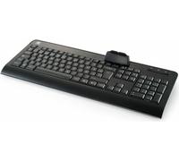 Conceptronic Ckbesmartid 3.0 Avec lecteur de carte à puce Clavier Noir Noir One Size