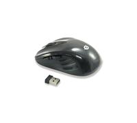 Conceptronic CLLM5BTRVWL Souris Optique RF sans fil 1600 DPI 6 Boutons Noir Droitier Voyage avec Récepteur Nano USB-A et Piles AAA incluses