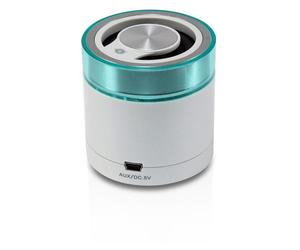 Conceptronic CLLSPK30BTW haut-parleur portable et de fête Bleu, Blanc 3 W