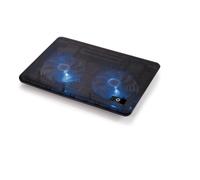 Conceptronic CNBCOOLPAD2F NB Conceptronic Pad de refroidissement 43,2 cm (17") 2-FAN