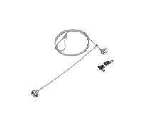 Conceptronic CNBSLOCK15T Câble Antivol 1.5m Argent pour Ordinateur Portable - Serrure à 2 Clés, Diamètre 4mm, Conforme REACH/RoHS