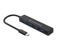Conceptronic CTC4USB3 Concentrateur USB 3.0 4 Ports, Port USB-C