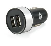 Conceptronic CUSBCAR2A USB Car Tablet Charger 2A - Adaptateur d'alimentation pour voiture - 2 A - 2 connecteurs de sortie (USB)