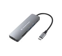 Conceptronic Station d'accueil DONN11G – Type‑C avec fil USB 3.2 Gen 1 (3.1) – Gris