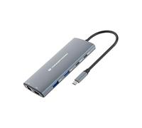 Conceptronic DONN06G Station d'accueil 10 en 1 USB 3.2 Gen 1 (DONN06G)・HDMI・100 W USB PD・USB-C 5 Gbps x 2・USB-A