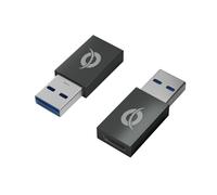Conceptronic DONN10G changeur de genre de câble USB A USB C Noir