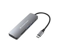 Conceptronic DONN11G 6 en 1 USB 3.2 Gen 1 Station d'accueil HDTV 100W USB PD USB 3.0 USB 2.0 SD TF/MicroSD