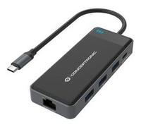 Conceptronic DONN14G station d'accueil Avec fil USB 3.2 Gen 1 (3.1 Gen 1) Type-C Gris