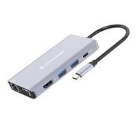 Conceptronic DONN20G Avec fil USB 3.2 Gen 1 (3.1 Gen 1) Type-C Gris Gris G