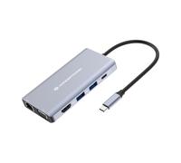Conceptronic Station d'accueil USB-C 10 en 1 HDMI, USB3.0, 100 WPD 0,2 m Noire