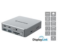 Conceptronic DONN25G Station d’accueil DisplayLink USB 3.2 15-en-1 4K60Hz