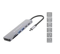 Conceptronic DONN28G station d'accueil Avec fil USB 3.2 Gen 1 (3.1 Gen 1) Type-C Gris