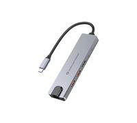 Conceptronic DONN29G station d'accueil Avec fil USB 3.2 Gen 2 (3.1 Gen 2) Type-C Gris
