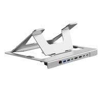 Conceptronic DONN35S Station d’accueil Laptop 7-en-1 USB-C MST, Dual HDMI