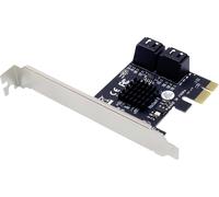 Conceptronic EMRICK 4-Port-SATA-PCIe-Adapter mit SATA-Kabel Contrôleur SATA PCIe