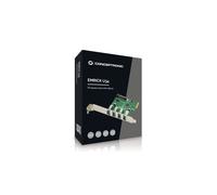 Conceptronic EMRICK02G : Carte PCIe vers USB 3.2 Gen 1 (3.1 Gen 1) 4 Ports Type A, VL805, Support Windows & Linux Kernel 2.6.31