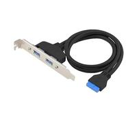 Conceptronic EMRICK11B Adaptateur USB 3.0 19 Broches Femelle vers Double USB A Femelle USB 3.2 Gen 1 5 Gbit/s