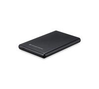Conceptronic HDE02B : Boîtier HDD Externe 2.5" USB Type-C, SATA III, 10 Gbit/s, Aluminium Noir, Supporte 1 To, Compatible Windows/macOS