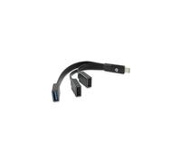 Conceptronic HUBBIES01B - Concentrateur (hub) - 1 x SuperSpeed USB 3.0 + 2 x USB 2.0 - de bureau