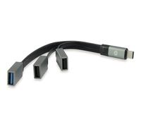 Conceptronic HUBBIES01G - Concentrateur (hub) - 1 x SuperSpeed USB 3.0 + 2 x USB 2.0 - de bureau