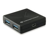 Conceptronic HUBBIES02B hub & concentrateur USB 3.2 Gen 1 (3.1 Gen 1) Mini-B 5000 Mbit/s Noir