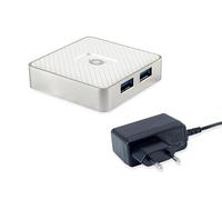 Conceptronic Hub USB HUBBIES03W – 4 ports USB 3.0 avec alimentation