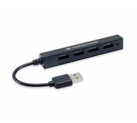 Conceptronic HUBBIES05B Hub USB 4 ports USB-A USB 2.0 480 MBit/s noir HUBBIES05B