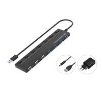 Conceptronic HUBBIES09BP CONCEPTRONIC USB-Hub 7-Port 3.0 ->4x3.0 3x2.0 ex m.Netzt.sw