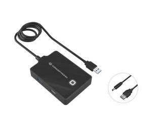 Conceptronic HUBBIES10B station d'accueil USB 3.2 Gen 1 (3.1 Gen 1) Type-A Noir