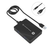 HUBBIES11B station d'accueil USB 3.2 Gen 1 (3.1 Gen 1) Type-A Noir