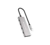 Conceptronic HUBBIES16G hub & concentrateur USB 3.2 Gen 2 (3.1 Gen 2) Type-C 10000 Mbit/s Gris