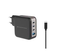 CONCEPTRONIC Ladegerät 4Port 100W,3xUSB-C,1xUSB-A 1.5m sw