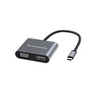 conceptronic moyeu donn16g hdmi vga usb c