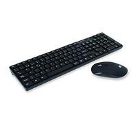 Conceptronic ORAZIO01ES clavier RF sans fil QWERTY Espagnole Noir - Claviers (Standard, RF sans fil, QWERTY, Noir, Souris incluse)