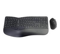 Conceptronic ORAZIO02IT Ergo Ensemble Clavier Ergonomique et Souris Verticale sans Fil Clavier Italien