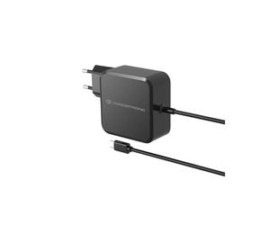 Conceptronic OZUL05BE : Chargeur Secteur Universel 100W USB Power Delivery 3.0 GaN, 5-20V/5A, câble 1.8m, protections surcharge/surchauffe/court-circuit.