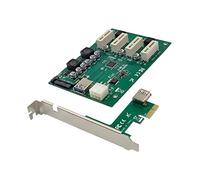 Conceptronic Carte PCI Express PCIe x1 vers 4 – Kit d'extension PCI