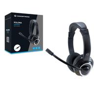 Conceptronic POLONA02B écouteur/casque Avec fil Arceau Jouer Noir