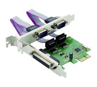 Conceptronic Carte PCIe SPC01G 1+2 ports sérielle/parallèle (parallèle IEEE 1284, sériel 9 broches)