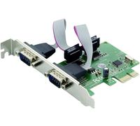 Conceptronic SRC01G 2 ports Carte enfichable sérielle PCI-Express, sériel (9 broches) PCIe