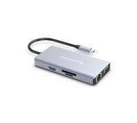 Conceptronic Réplicateur de ports Donn20g – Station d'accueil câblée USB‑C 10‑en‑1 USB 3.2 Gen1 Gris