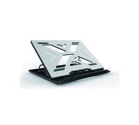 Conceptronic THANA ERGO S - Support Laptop Ergonomique Gris 15.6" (39.6cm), Réglable 7 Positions, Charge Max 50kg, 258x302x24mm